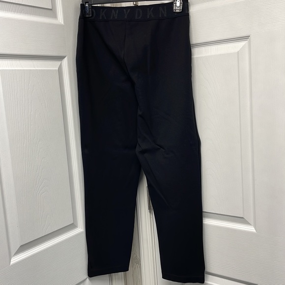 DKNY Logo Waistband Athletic Yoga Pants - Picture 2 of 6